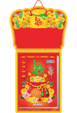 Khánh Lịch 2026 bloc cực đại 30X40Cm Hoa Và Phong Thủy Khang Việt