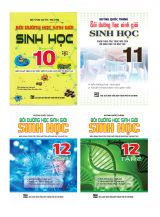 Sách- Combo Bồi Dưỡng Học Sinh Giỏi Sinh Học 10,11,12