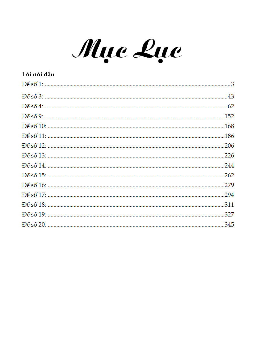 Mục lục