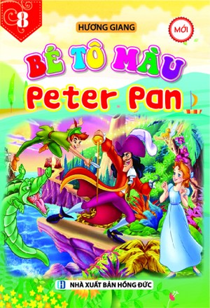 Bìa trước Bé tô màu 8 Peter Pan mới