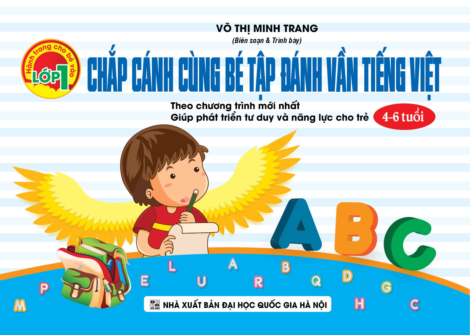 Bìa trước CHĂP CÁNH CÙNG BÉ TẬP ĐÁNH VẦN TIẾNG VIỆT