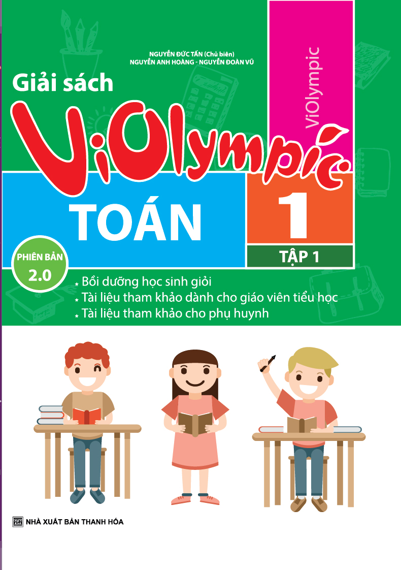 Bìa trước Giải Sách Violympic Toán 1 Tập 1 Phiên Bản 2.0