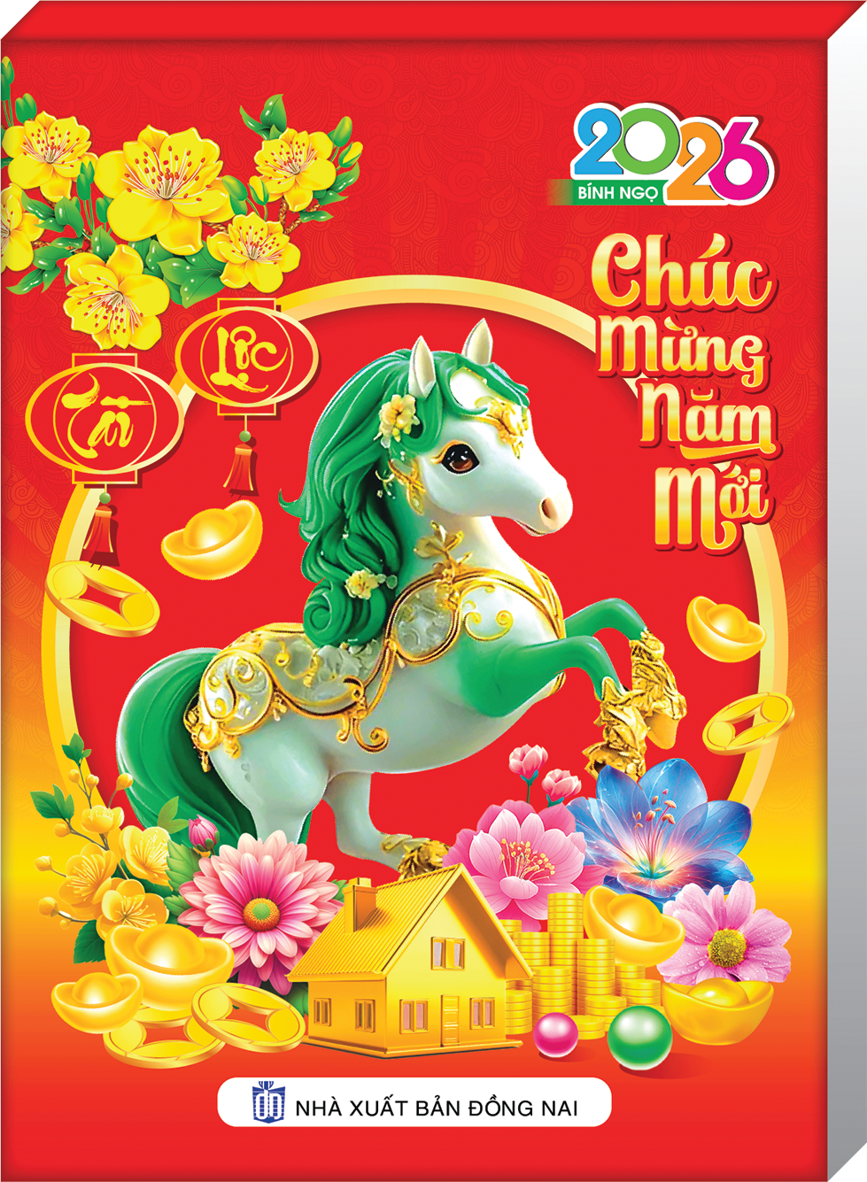 Bìa trước BLOC TRUNG MÀU 10.5 cm x 14.5 cm 2026