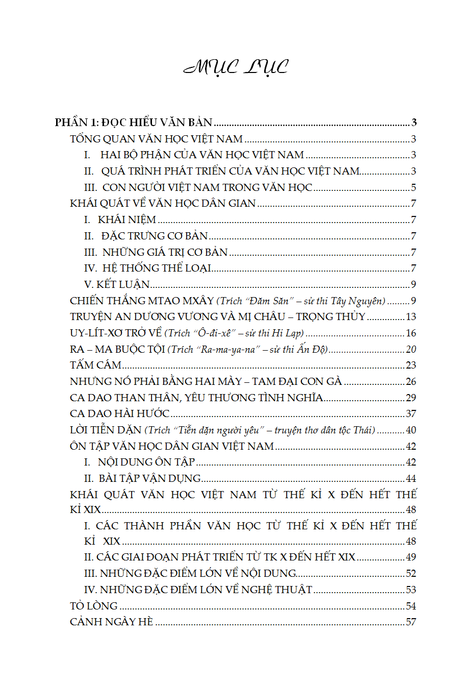 Mục lục