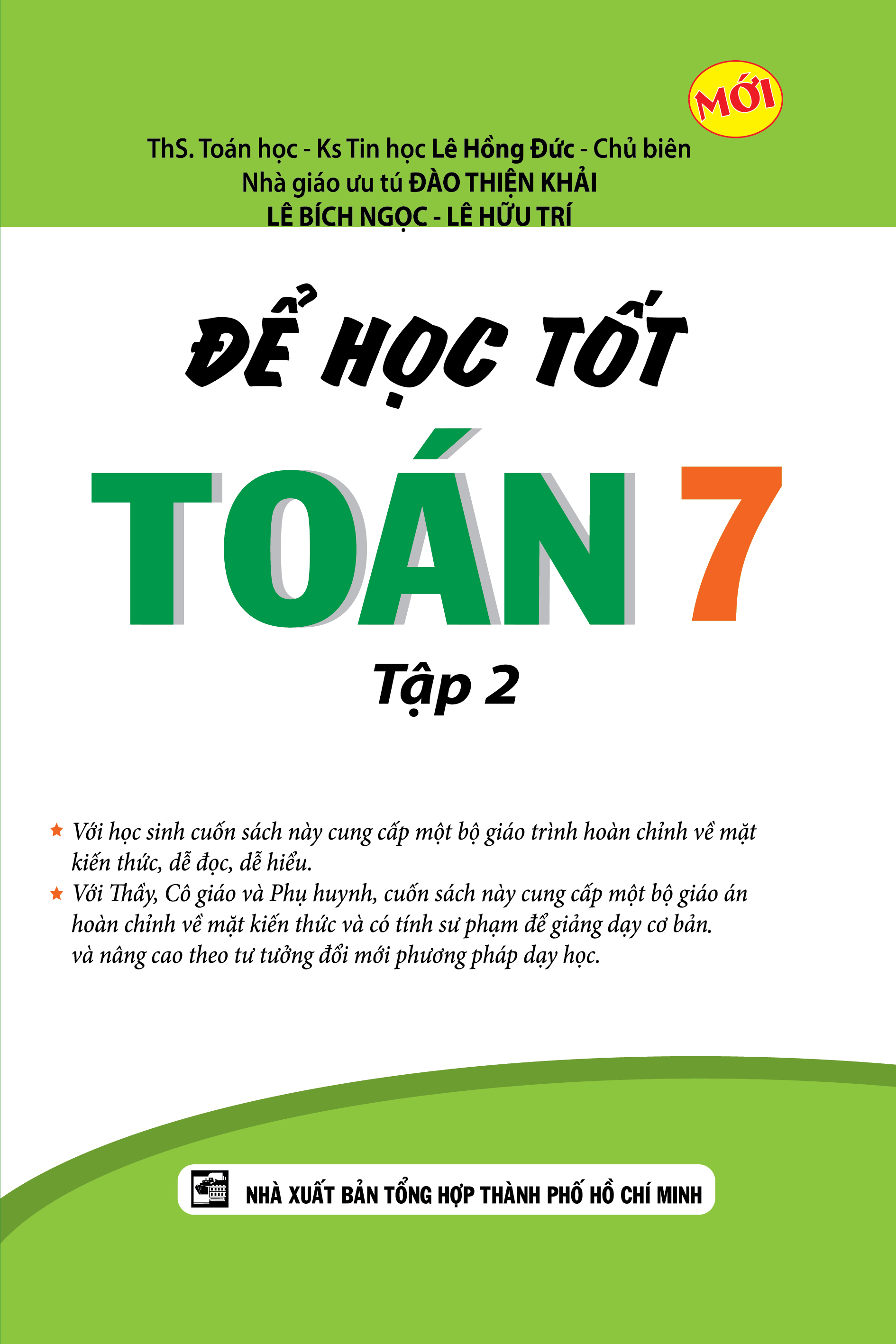 Bìa trước Để Học Tốt Toán 7 Tập 2