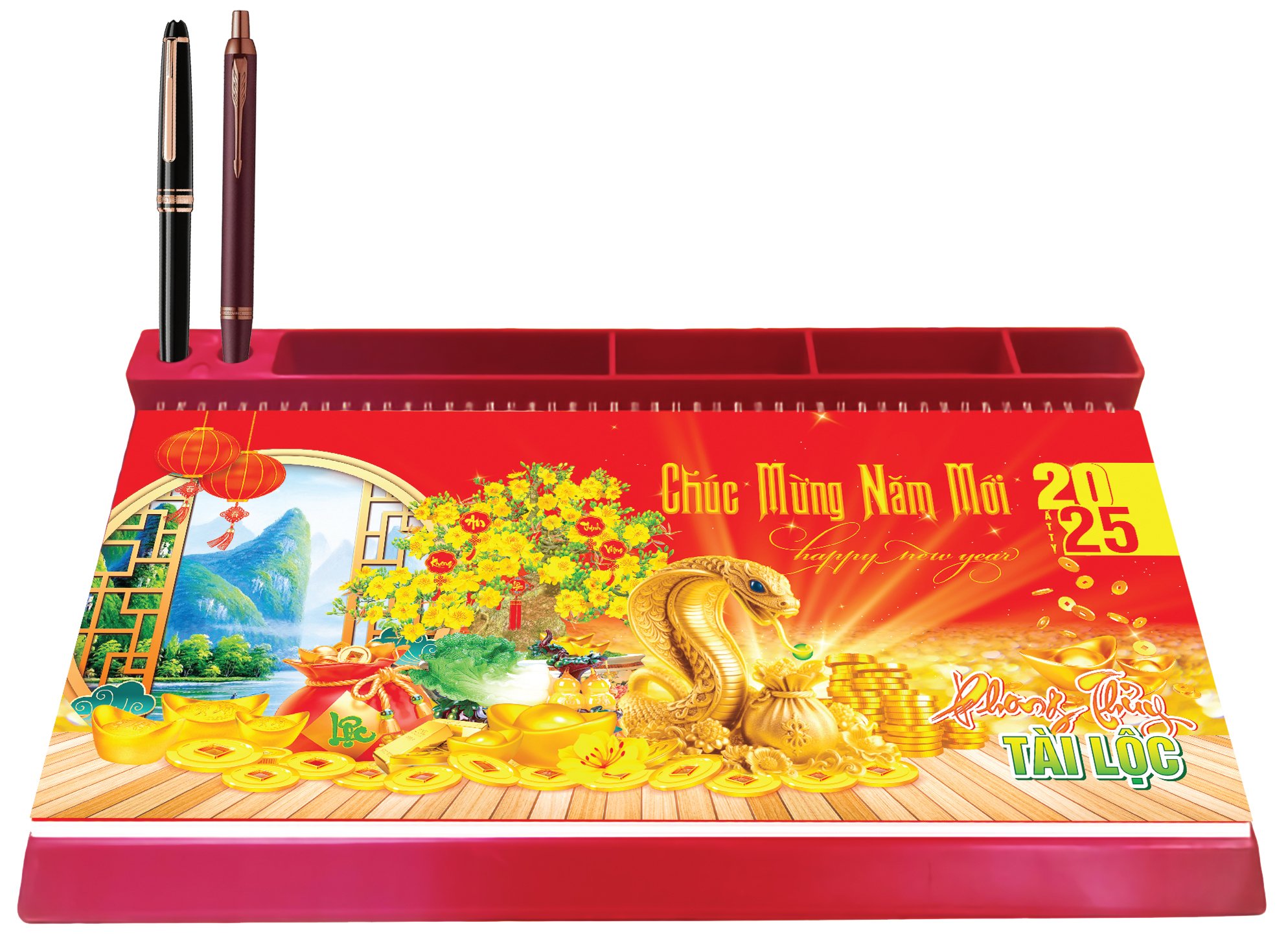 Bìa trước Lịch để bàn 53 tuần đế nhựa (13x28) 2025