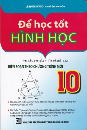 Bìa trước Để Học Tốt Hình Học 10