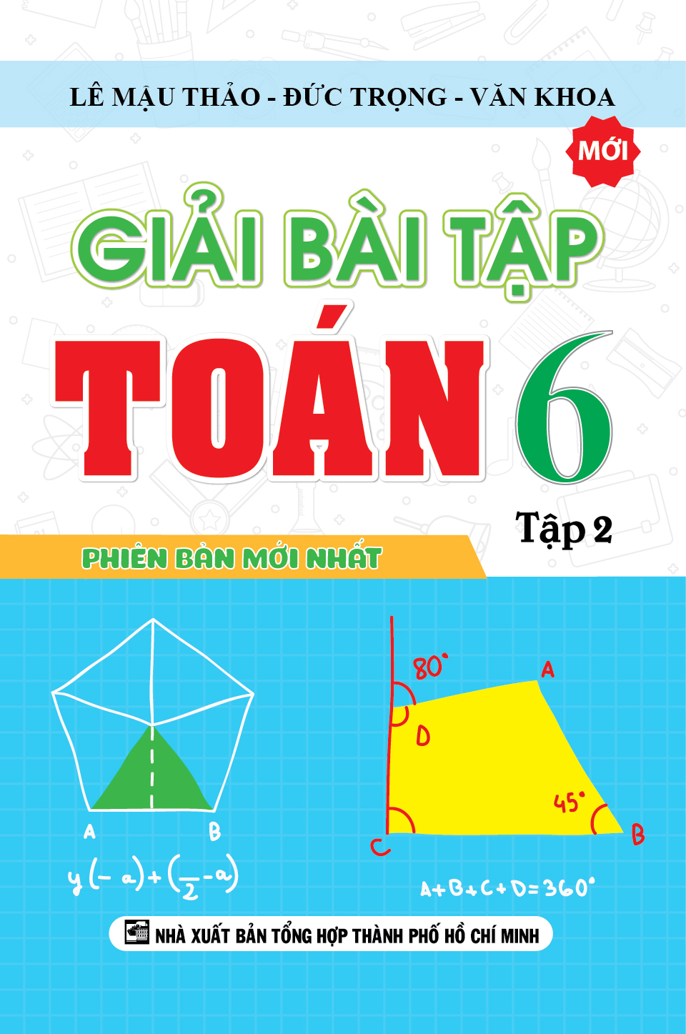 Bìa trước Giải bài tập toán 6 tập 2