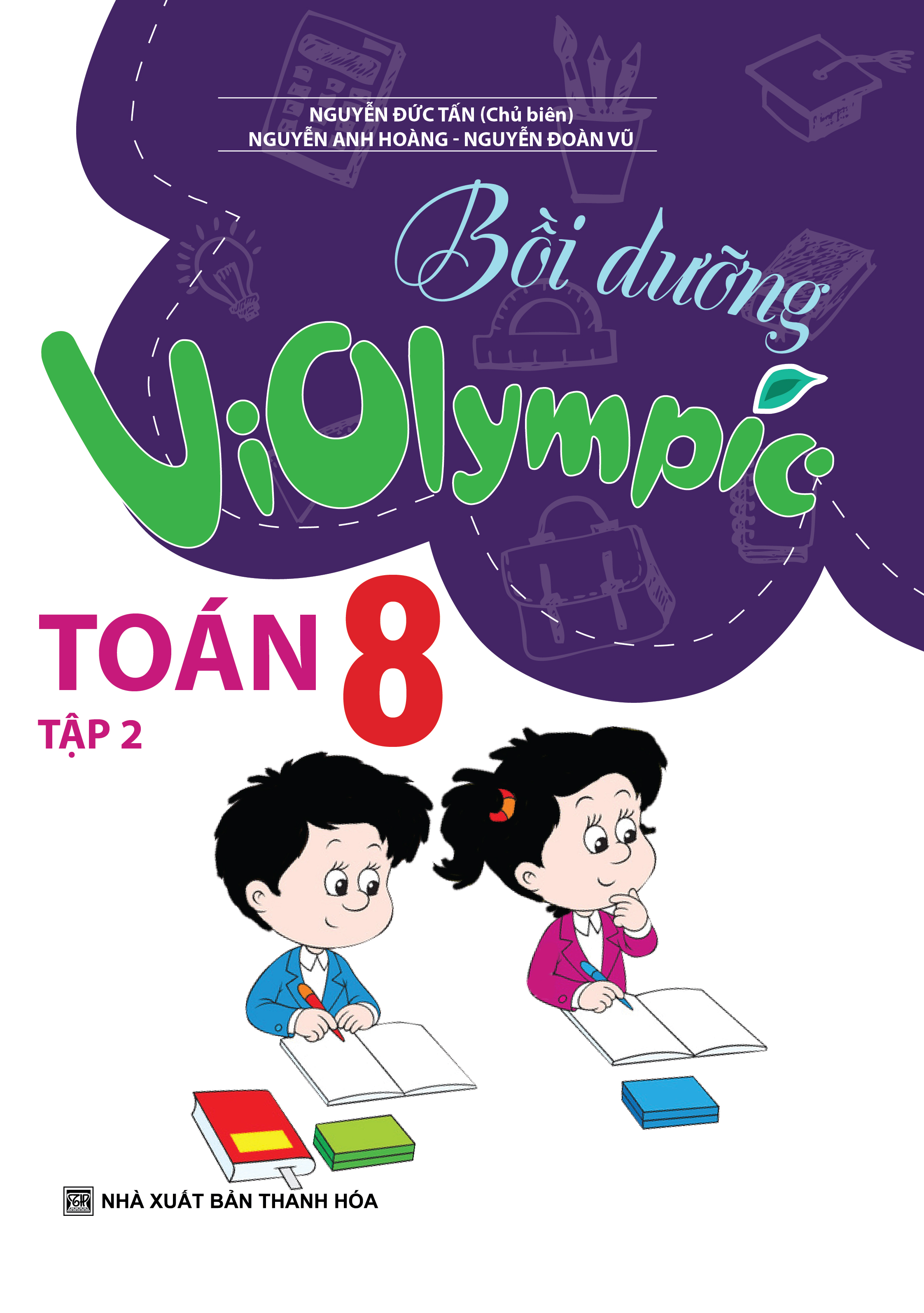 Bìa trước Bồi Dưỡng Violympic Toán 8 Tập 2