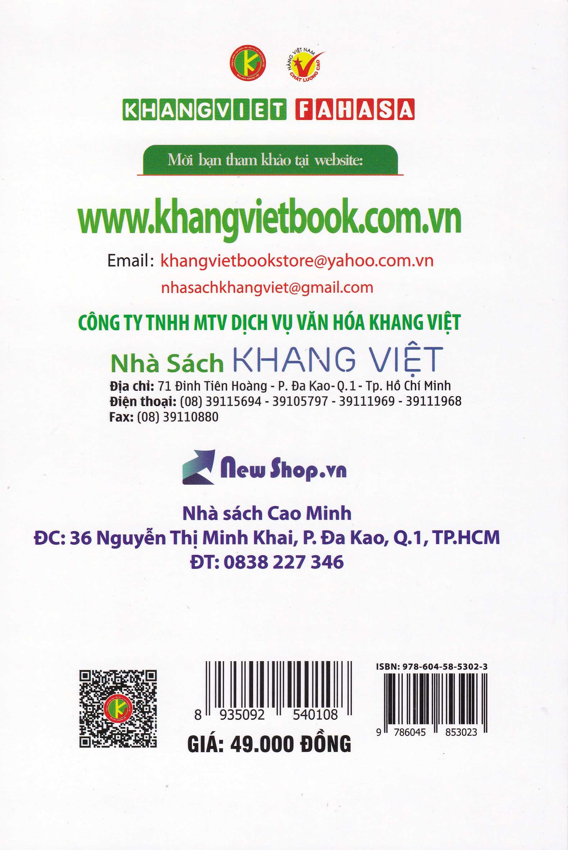 Bìa sau Tuyển Tập 100 Bài Văn Hay 2