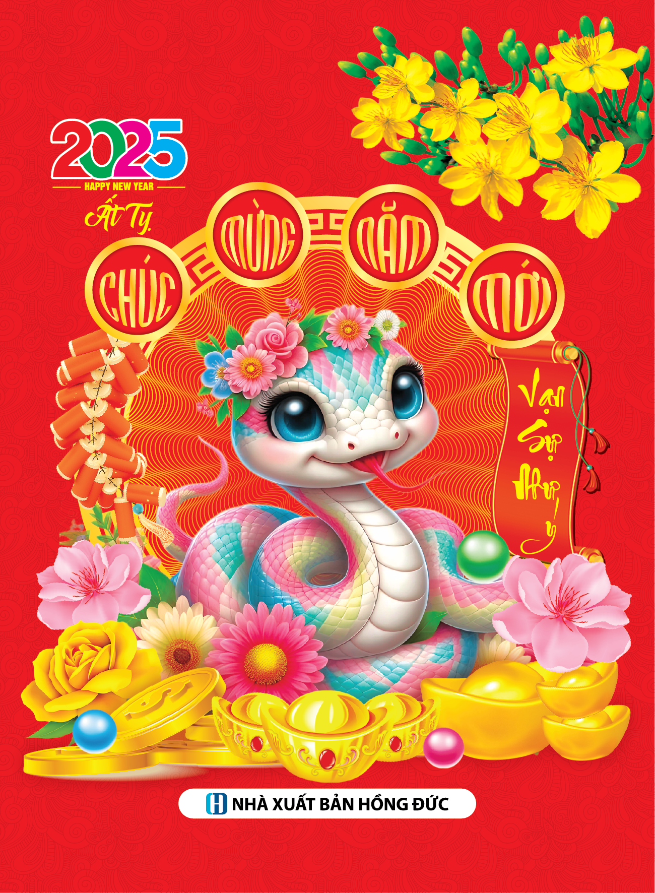 Bìa trước BLOC TRUNG MÀU (1 MÀU) 10.5 cm x 14.5 cm 2025